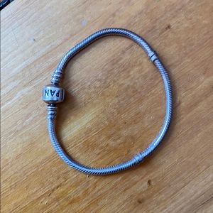 Pandora barrel clasp snake chain bracelet